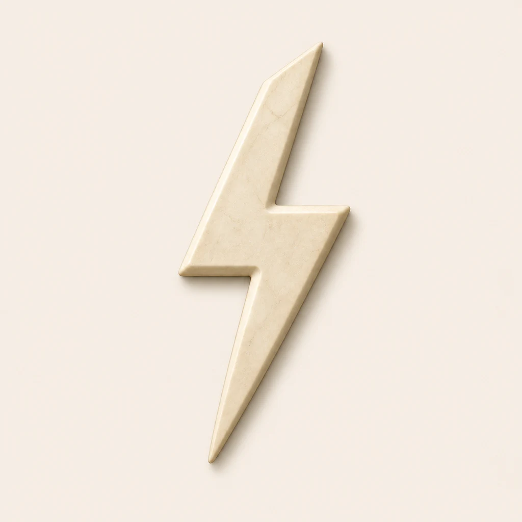 Dictum lightning logo proposal 07, Needle